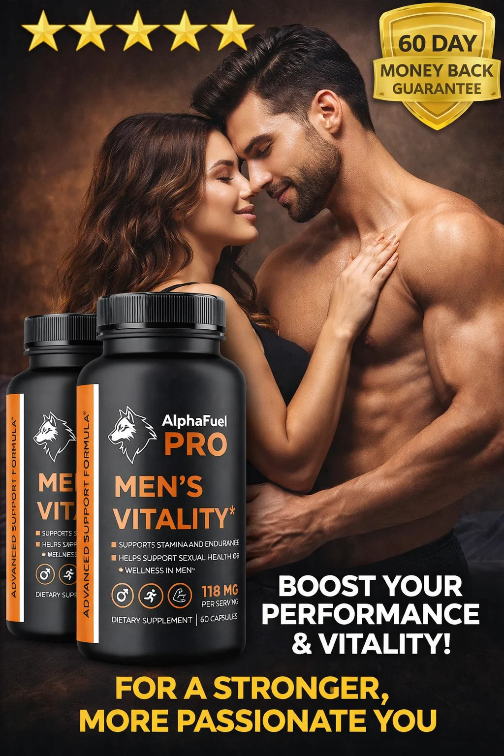 AlphaFuel Pro Male Vitality Supplement